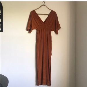 Copper/ Terra Cotta toned BOHO dress